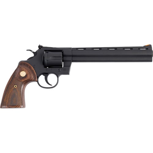 COLT Python 357 Magnum 8" 6rd - Black & Walnut for sale at KYGUNCO.