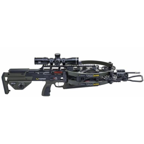 TENPOINT TRX Ultra ACUslide MAXX EVO-X Elite Moss Green for sale at KYGUNCO.