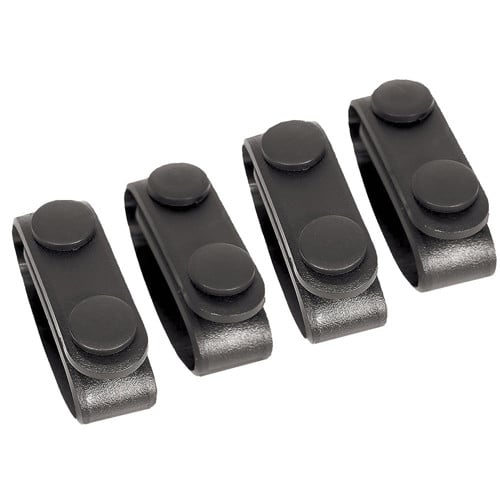 BLACKHAWK BHLE Molded Belt Keepers (Pkg of 4) - Black for sale at KYGUNCO.