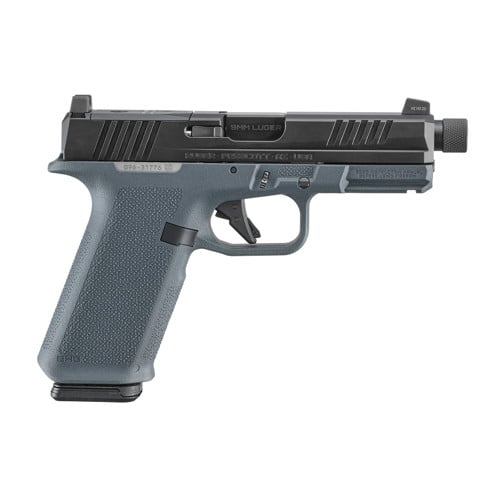 RUGER RXM 9mm 4.5" 17rd w/ Threaded Barrel - Black & Stealth Gray for sale at KYGUNCO.