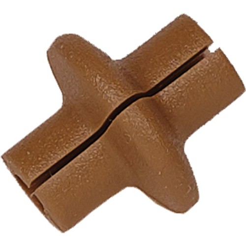 PINE RIDGE ARCHERY Kisser Button - Brown / SLOTTED (1/pkg.) for sale at KYGUNCO.