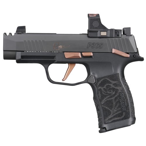 SIG SAUER P365 9mm 3.1" Rose Blk X-Ray 3 Supp Sights 12rd - Blk for sale at KYGUNCO.