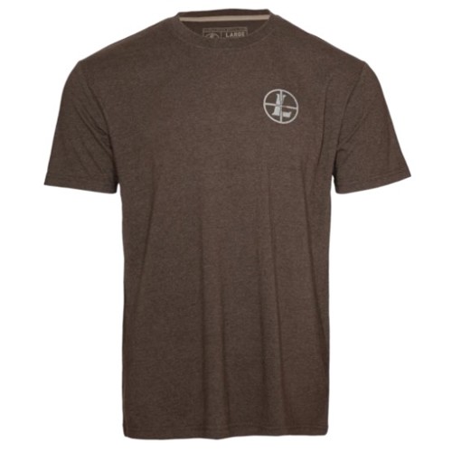 LEUPOLD Antler Stamp Tee Brown Heather for sale at KYGUNCO.