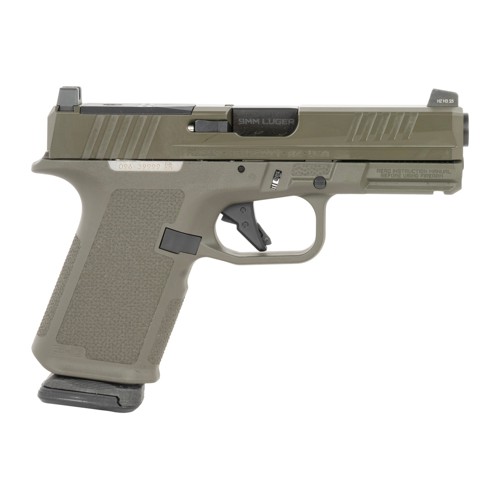 RUGER RXM Compact 9mm 4" 15rd - Black/OD Green for sale at KYGUNCO.