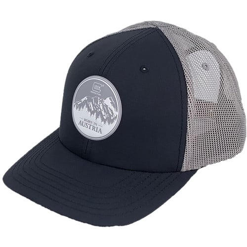 GLOCK Born In Austria Navy/Gray Mesh Hat for sale at KYGUNCO.