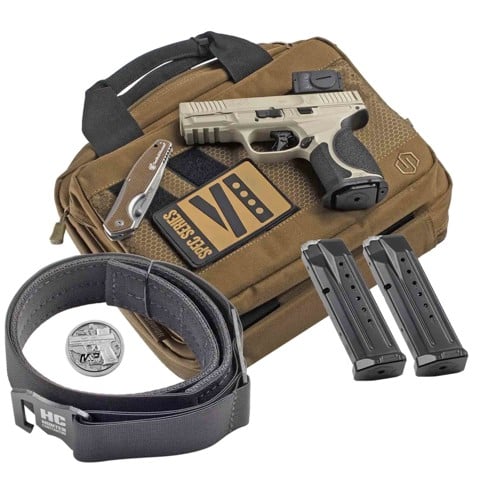 SMITH & WESSON M&P9 M2.0 Spec Series VI Bundle 9mm 4" 15rd - Champagne