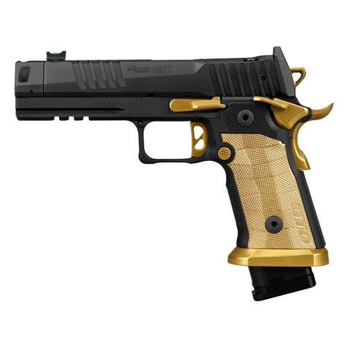 SIG SAUER P211 9mm 4.4" 21rd/23rd - Black/Gold for sale at KYGUNCO.