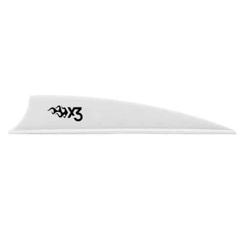 BOHNING X3 Vane 3" White 100pk for sale at KYGUNCO.