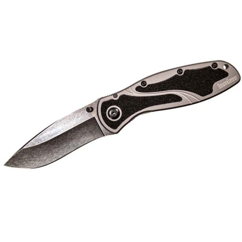 KERSHAW KNIVES Blur Battleship Gray Blackwash for sale at KYGUNCO.