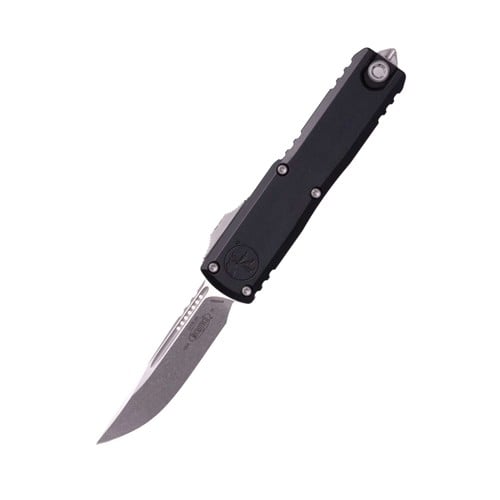 MICROTECH KNIVES UTX-85 Gen IV S/E Stonewash Black for sale at KYGUNCO.