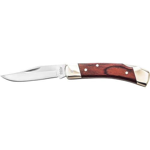 UNCLE HENRY 3 3/4" Smokey Lockback w/ Leather Sheath- TB for sale at KYGUNCO.