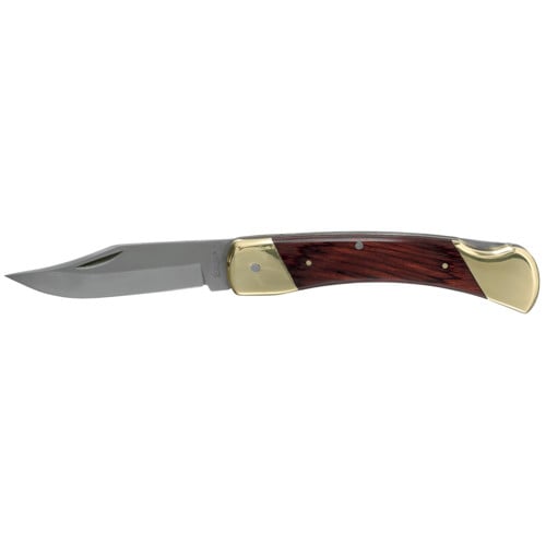 UNCLE HENRY 5" Bear Paw Lockback w/ Leather Sheath- TB for sale at KYGUNCO.
