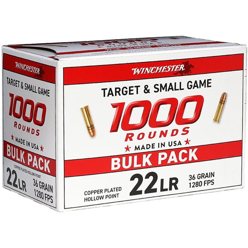 WINCHESTER AMMO 22 LR USA White Box 36Gr 1000rd for sale at KYGUNCO.