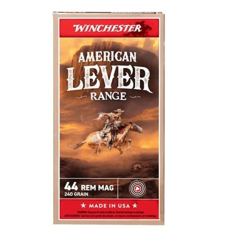 WINCHESTER AMMO 44 Rem Mag JSP American Lever Mawi 240Gr 50rd for sale at KYGUNCO.