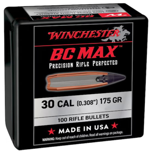 WINCHESTER AMMO 30 Cal Supreme BC Bullet 175Gr 100rd for sale at KYGUNCO.