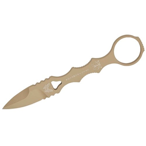 BENCHMADE SOCP Mini-Dagger FDE Tan Sheath for sale at KYGUNCO.
