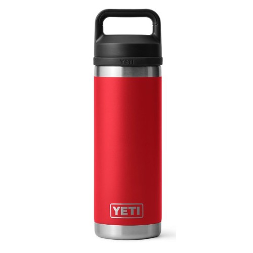YETI Rambler 18oz Water Bottle w/ Chug Cap Rescue Red for sale at KYGUNCO.