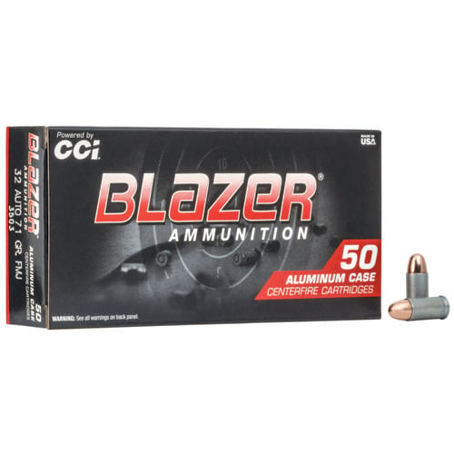 BLAZER AMMO 32 ACP 71gr Total Metal Jacket Ammunition | 50 Rounds for sale at KYGUNCO.