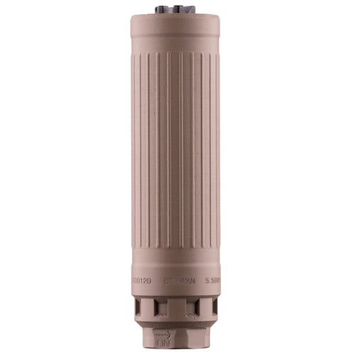 DEAD AIR CT5P Patrol 5.56 Suppressor TriskelionGMS Xeno 1/2-28 - FDE for sale at KYGUNCO.