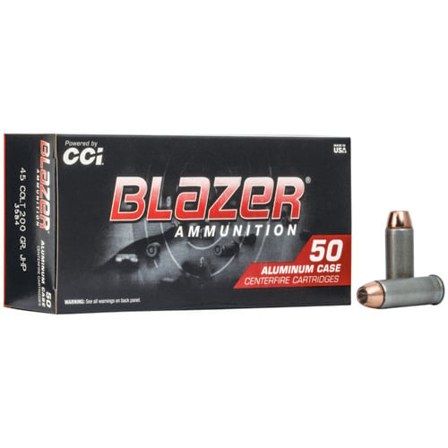 BLAZER AMMO 45 LC 200Gr Jacketed Hollow Point Ammunition | 50 Rounds for sale at KYGUNCO.