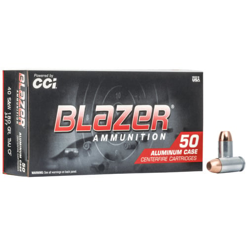 BLAZER AMMO Clean-Fire 40 S&W 180gr Lead Free TMJ Ammunition | 50 Rounds for sale at KYGUNCO.