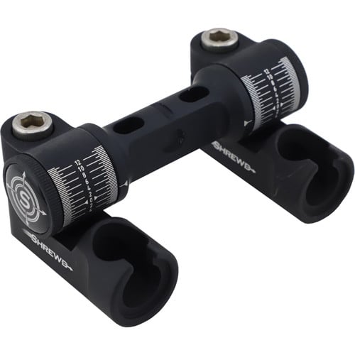 SHREWD Atlas Double Adjustable V-bar Bracket Matte Blk for sale at KYGUNCO.