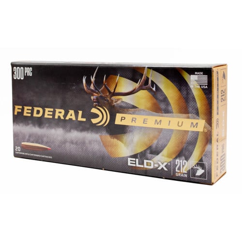 FEDERAL AMMO 300 PRC 212Gr ELD-X 20rd for sale at KYGUNCO.