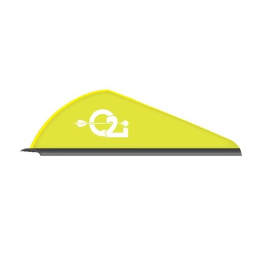 Q2I Rapt-X Zeon Vane 2" 50pk Yellow for sale at KYGUNCO.
