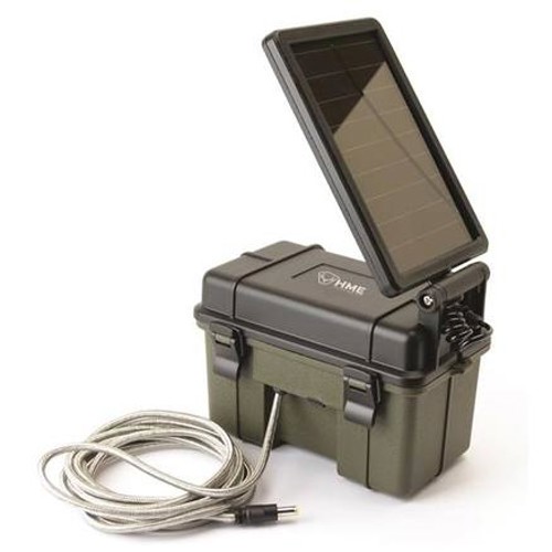 HME 12V Battery Box w/Solar Panel for sale at KYGUNCO.