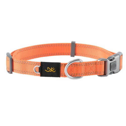 BROWNING Collars Classic Webbing Lg 1X18-28" Safety Orange for sale at KYGUNCO.