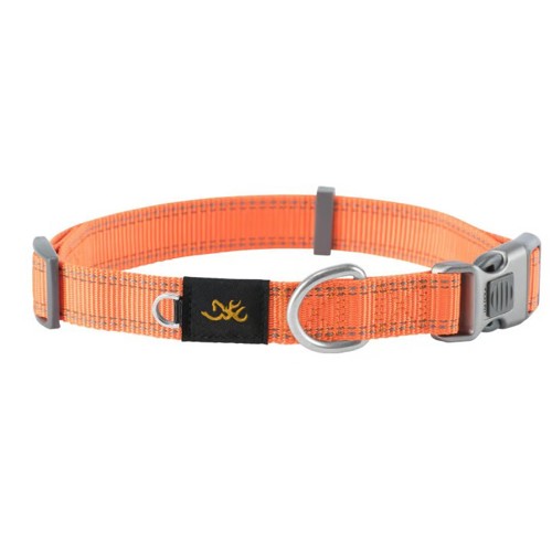BROWNING Collars Classic Webbing Med 1X14-20" Safety Orange for sale at KYGUNCO.