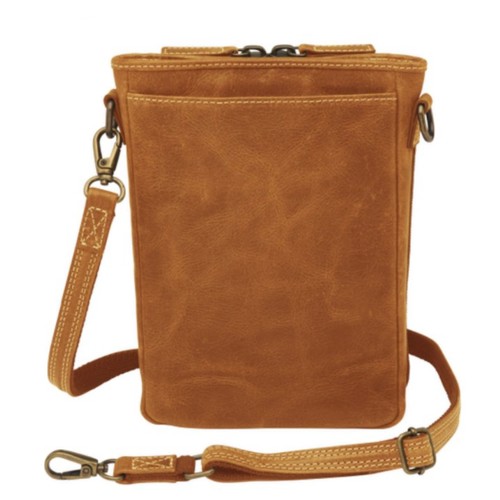 GUN TOTE'N MAMAS Large Essentials X-Body Pouch Carmel for sale at KYGUNCO.