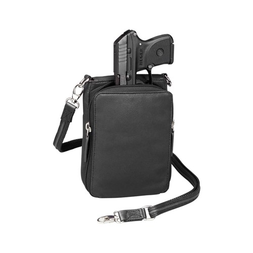 GUN TOTE'N MAMAS Large Essentials X-Body Pouch Black for sale at KYGUNCO.