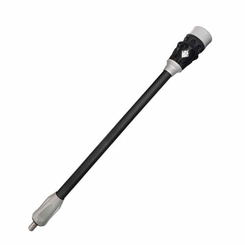 CONQUEST ARCHERY 3K Carbon Weave Stabilizer Stone Grey 10" for sale at KYGUNCO.