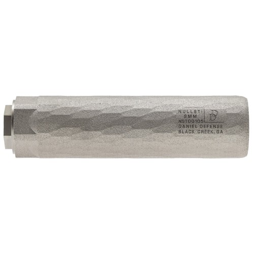 DANIEL DEFENSE NULL9Ti Multi Caliber 6.86" Suppressor - Titanium for sale at KYGUNCO.