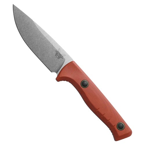 BENCHMADE SlipRidge Fixed Blade Knife Rust Orange G-10 (3.7" for sale at KYGUNCO.