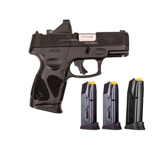 TAURUS G3c T.O.R.O. 9mm 3.26" 10rd/12rd w/ Viridian RFX-11 - Black