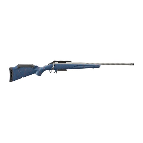 RUGER American Gen II 308 Win 20" 3rd 250th Anniversary - Blue Splatter & Stainless for sale at KYGUNCO.
