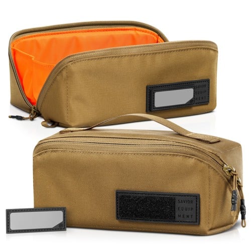 SAVIOR EQUIPMENT SUP Ammo Bag/Tray Tan / Orange Interior 2pk for sale at KYGUNCO.