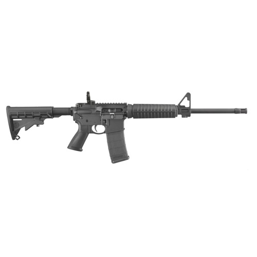 RUGER AR-556 5.56 16" 30rd w/ Flip-up Sight - Black for sale at KYGUNCO.