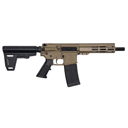 GREAT LAKES FIREARMS AR15 Pistol w/Brace 223 Wylde 7.5" Flat Dark Earth for sale at KYGUNCO.