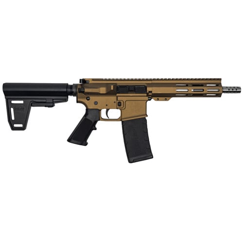 GREAT LAKES FIREARMS AR15 Pistol w/Brace 223 Wylde 7.5" SS Bronze for sale at KYGUNCO.