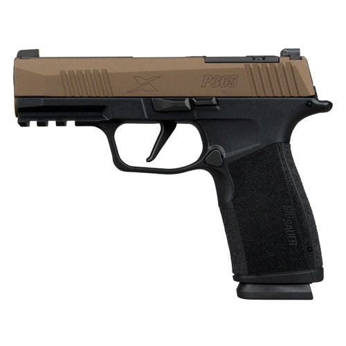 SIG SAUER P365 XMarcro 9mm 3.7" 17rd - Black & Bronze for sale at KYGUNCO.