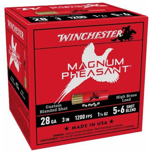 WINCHESTER AMMO 28Ga 1-1/8" 5 & 6 Magnum Pheasant 1 1/8oz 25rd for sale at KYGUNCO.