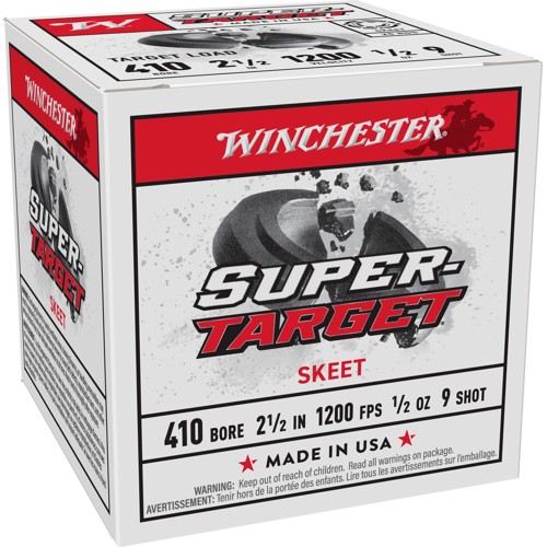 WINCHESTER AMMO 410Ga 2-1/2" #9  Super-Target 1/2oz 25rd 1200 FPS for sale at KYGUNCO.