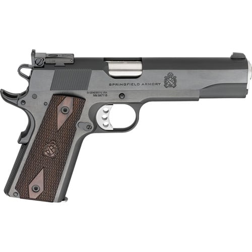 SPRINGFIELD ARMORY 1911 Garrison Target 45 ACP 5" 7rd w/ Adjustable Sight - Blued for sale at KYGUNCO.