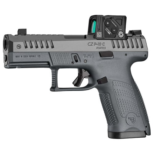 CZ USA P-10 C Ported 9mm 4" 15rd w/ Aimpoint COA - Gray & Black for sale at KYGUNCO.