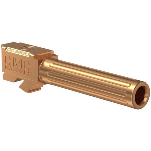 CMC TRIGGERS Glock 19 Fluted Barrel Non Thread DLC Bronze HxBN for sale at KYGUNCO.