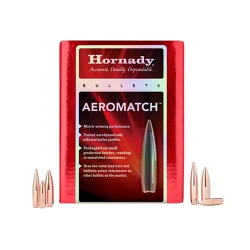 HORNADY 22 Cal .224 77 HPBT C  Aeromatch Bullets for sale at KYGUNCO.