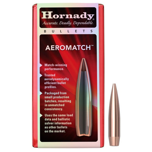 HORNADY 30 Cal .308 168Gr HPBT  Aeromatch Bullets for sale at KYGUNCO.
